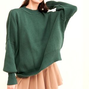 Free People Easy Street Tunic Green Medium